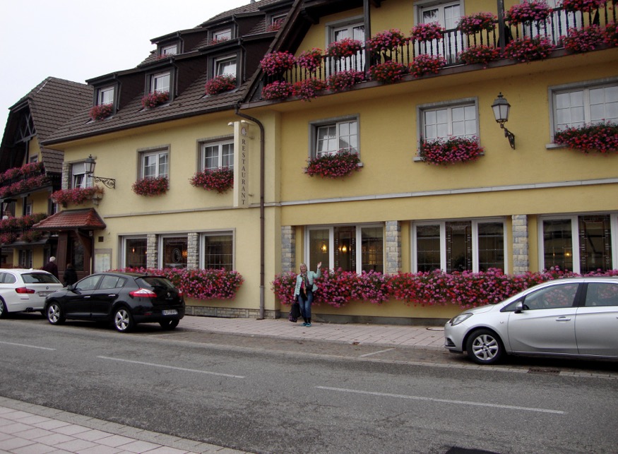 Hotel Cheval Blanc i Alsace.