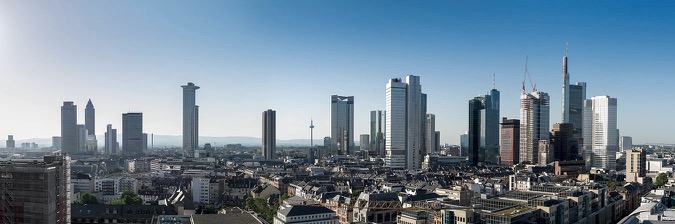 Frankfurt finansområdet.